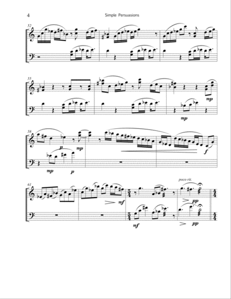 Simple Persuasions – for marimba Marimba scores gallery preview page 5