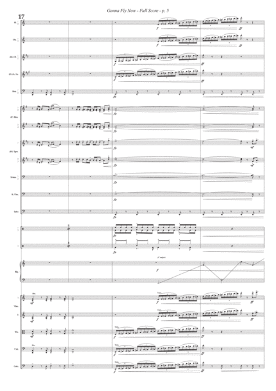 Gonna Fly Now Full Orchestra scores gallery preview page 6