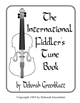 Book cover for International Fiddler's Tune Book