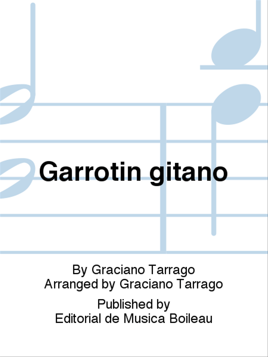Garrotin gitano Guitar scores gallery preview page 1