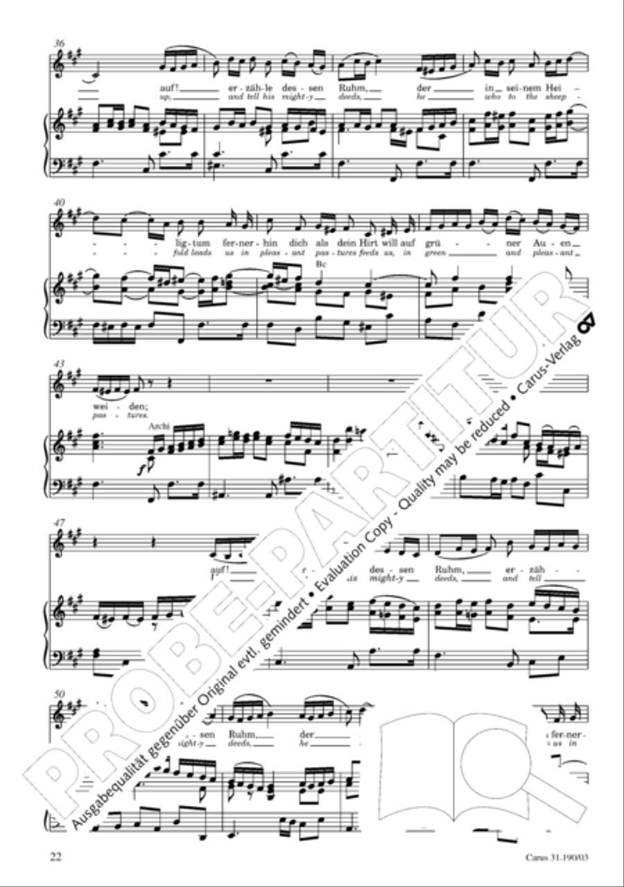 Sing to the Lord a new song (Singet dem Herrn ein neues Lied) ATB scores gallery preview page 23