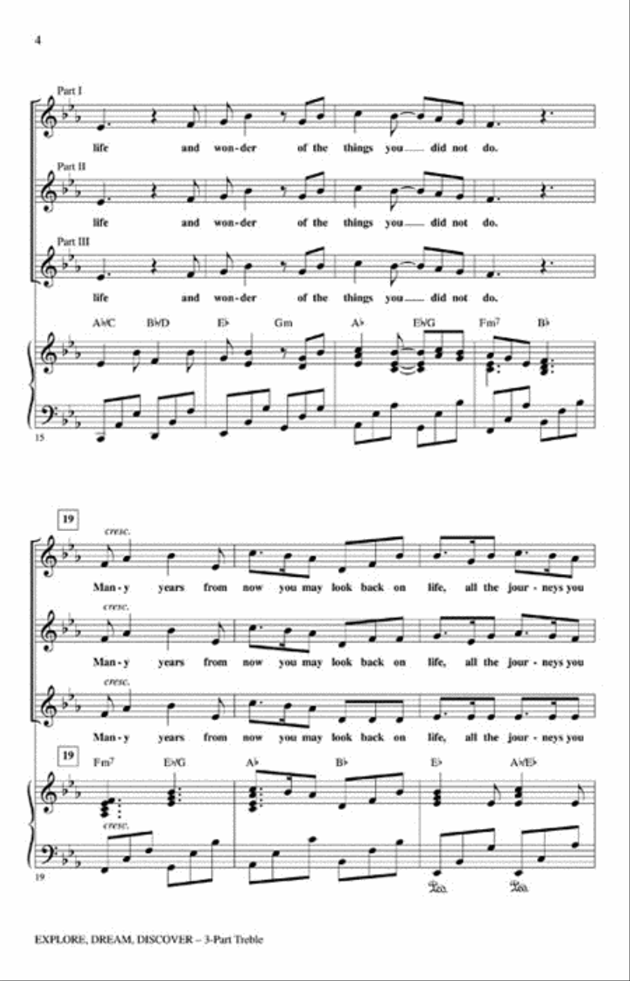 Explore, Dream, Discover 3-Part scores gallery preview page 3