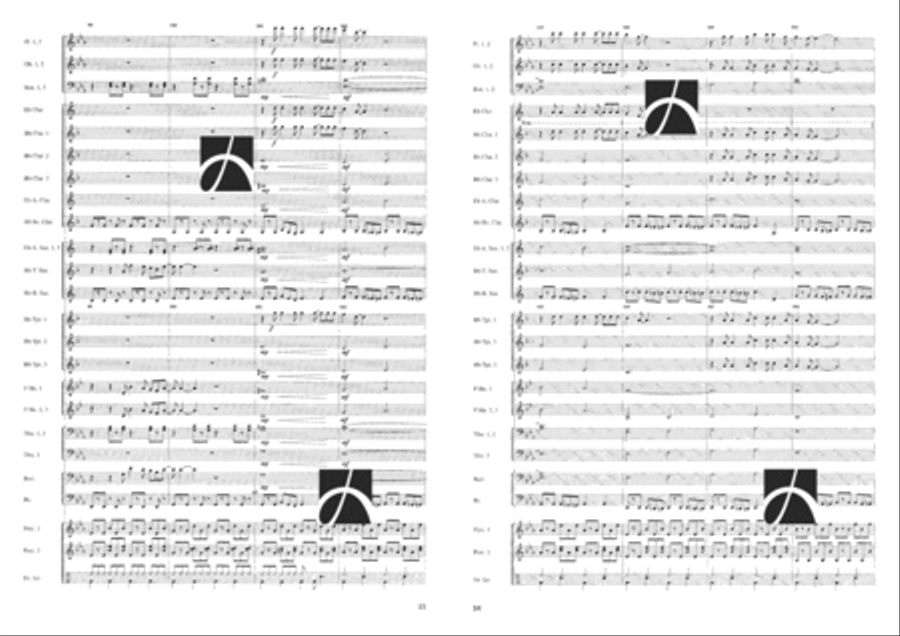 Cervo a Primavera Concert Band scores gallery preview page 12