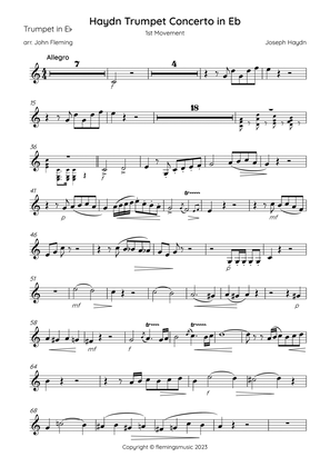 Haydn Trumpet Concerto (Eb trumpet parts)