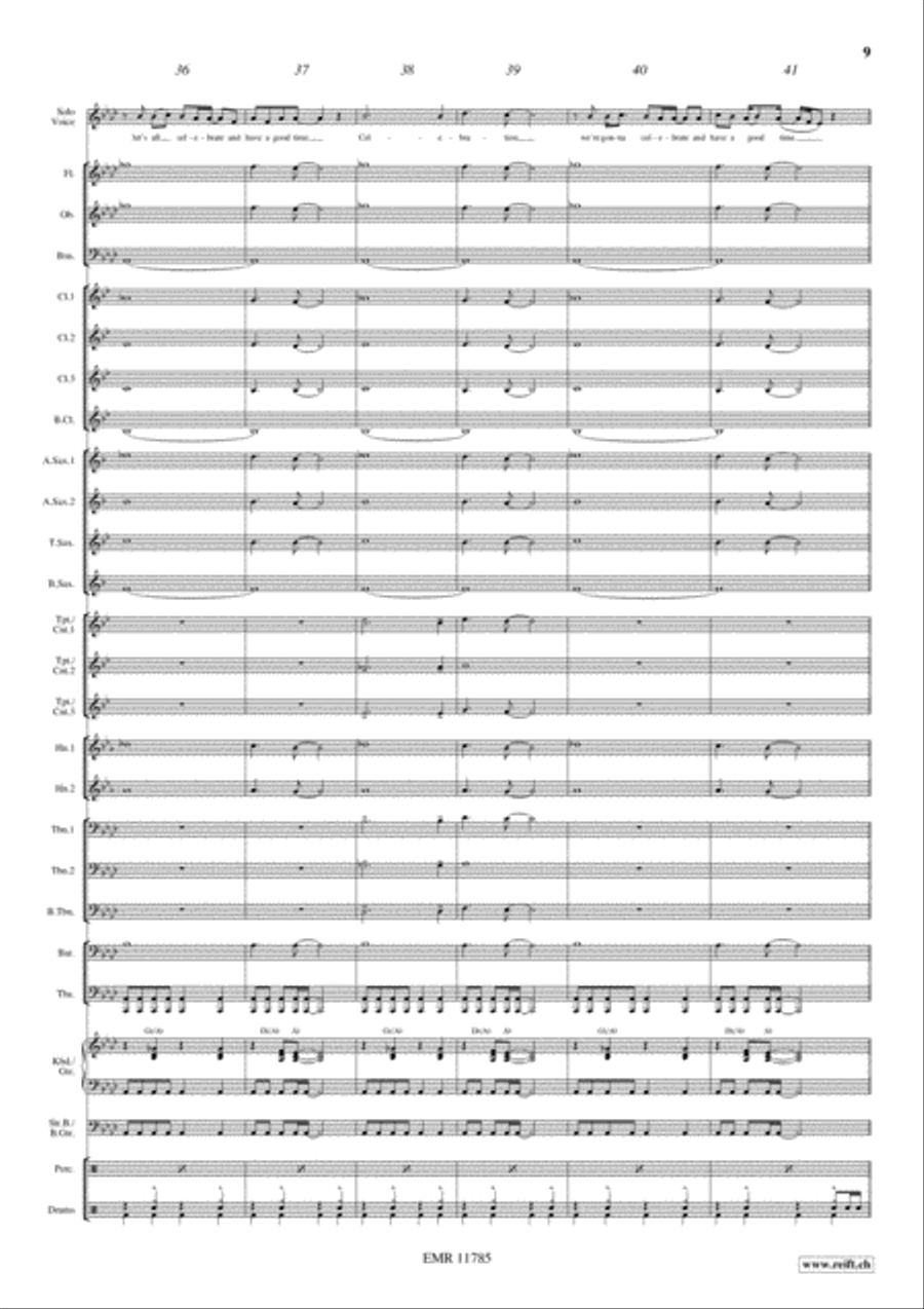 Celebration Concert Band scores gallery preview page 10