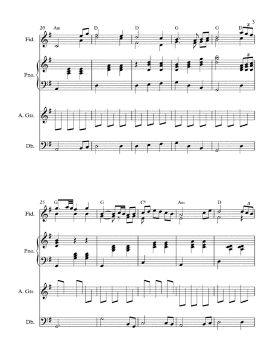 Fiddle Set No 6 Piano, Vocal, Guitar scores gallery preview page 3