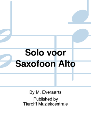 Solo Voor Sax-Alt En Blaasorkest