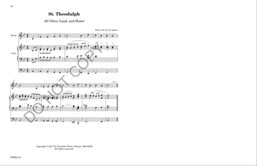 Twenty-five Organ Accompniments for Unison Hymn Singing Unison Choir scores gallery preview page 13