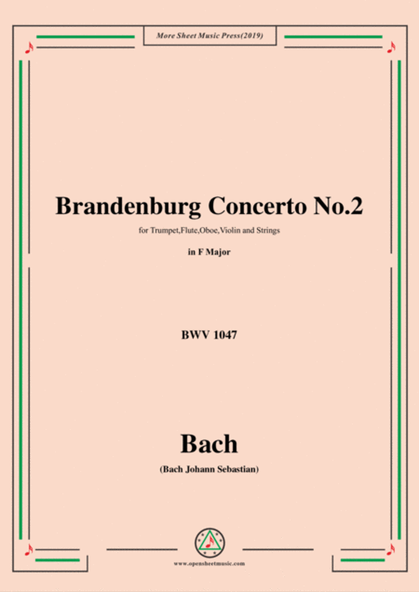 Bach,J.S.-Brandenburg Concerto No.2 in F Major,BWV 1047 image number null