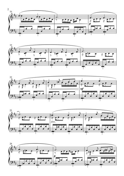 "Restless" Original Piano Solo- Advanced Intermediate image number null