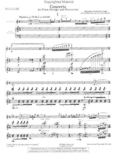 Concerto For Flute, Strings, And Percussion