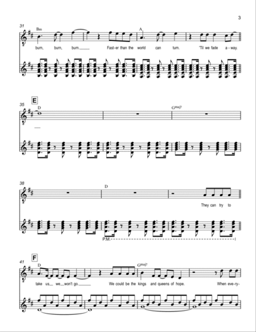House On Fire Acoustic Guitar scores gallery preview page 3