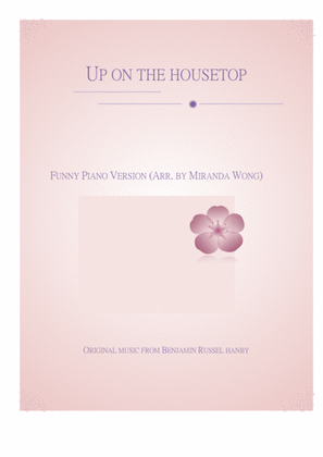 Book cover for Up on the Housetop - Easy Piano Solo (With Chords)