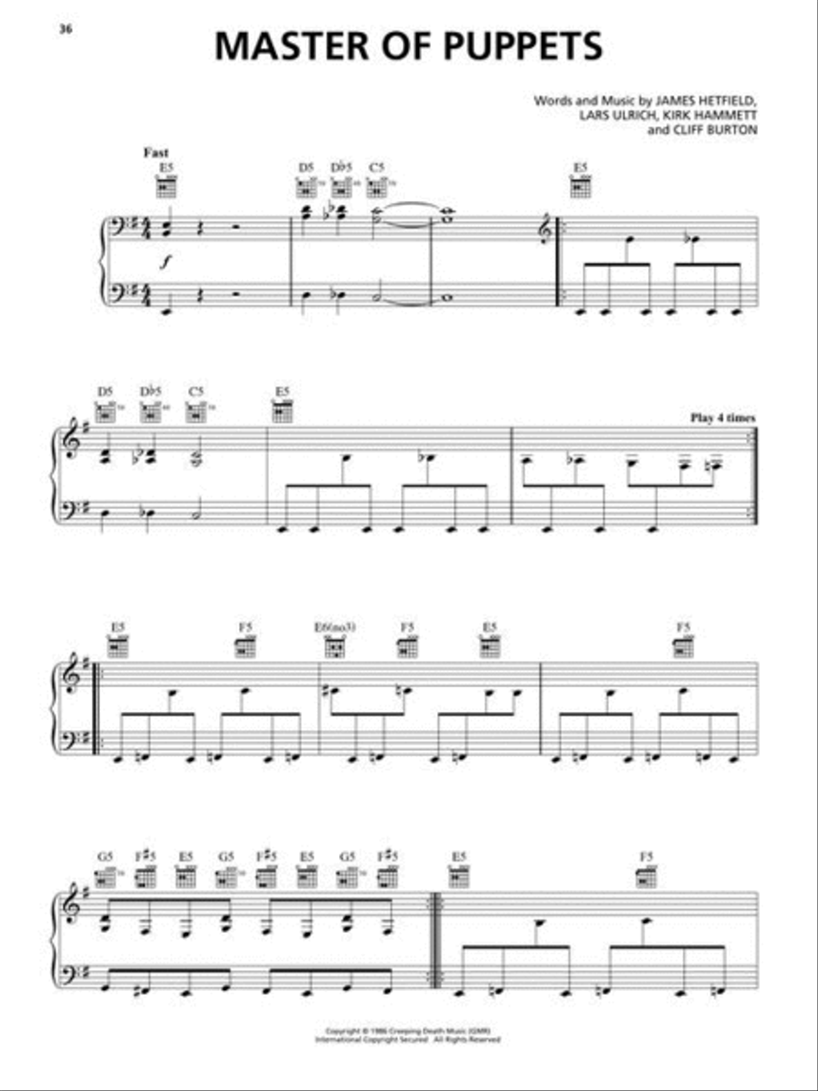 Stranger Things Piano, Vocal, Guitar scores gallery preview page 5
