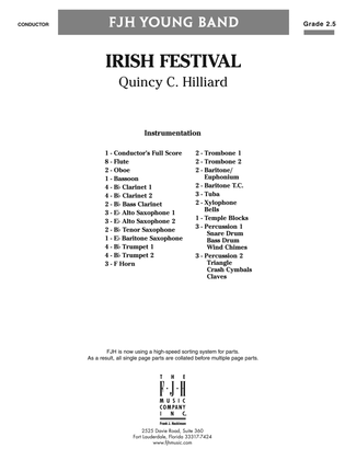 Irish Festival: Score