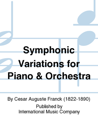 Book cover for Symphonic Variations For Piano & Orchestra