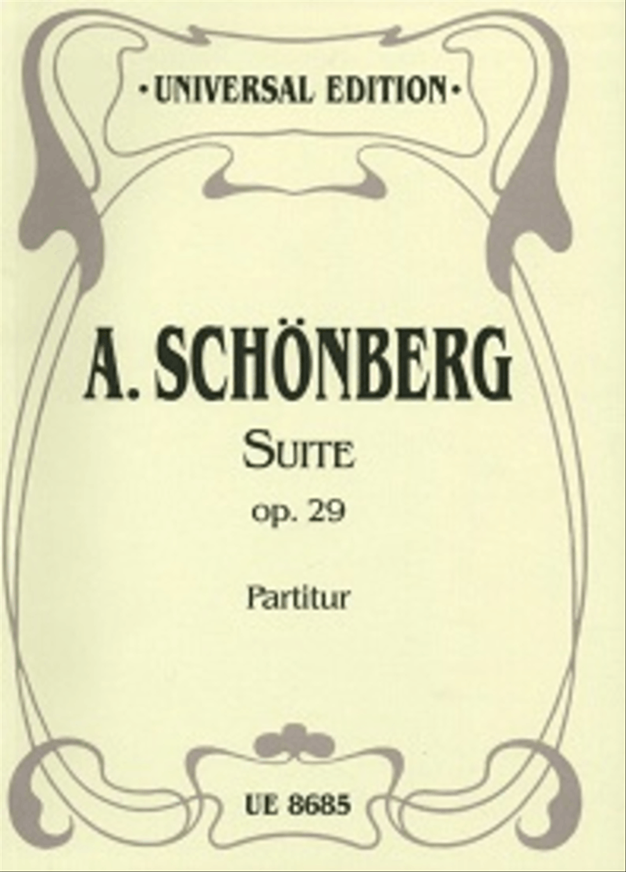 Suite, Op. 29 Chamber Music scores gallery preview page 1