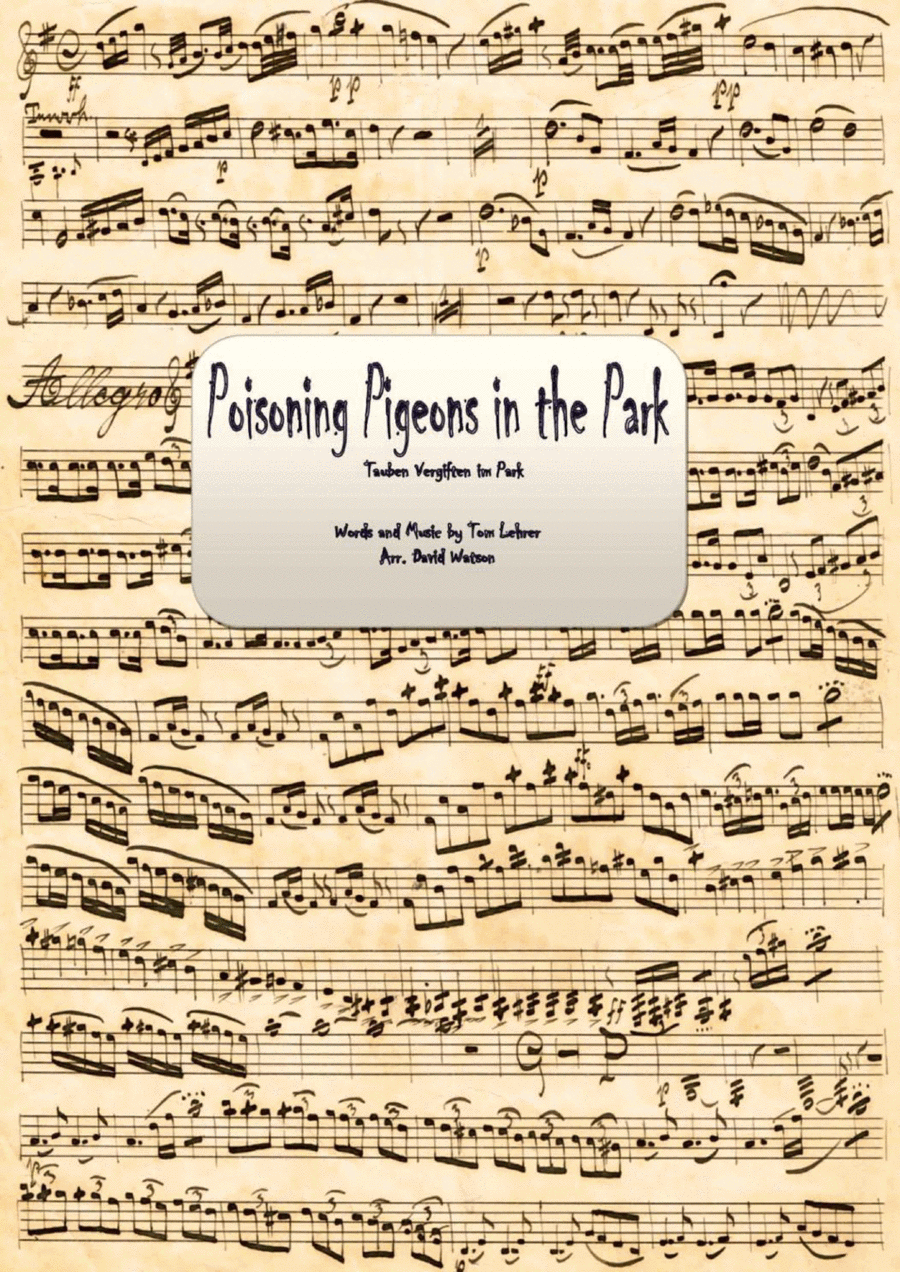 Poisoning Pigeons in the Park Concert Band scores gallery preview page 1
