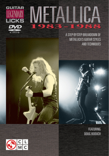Metallica - Guitar Legendary Licks 1983-1988 - DVD