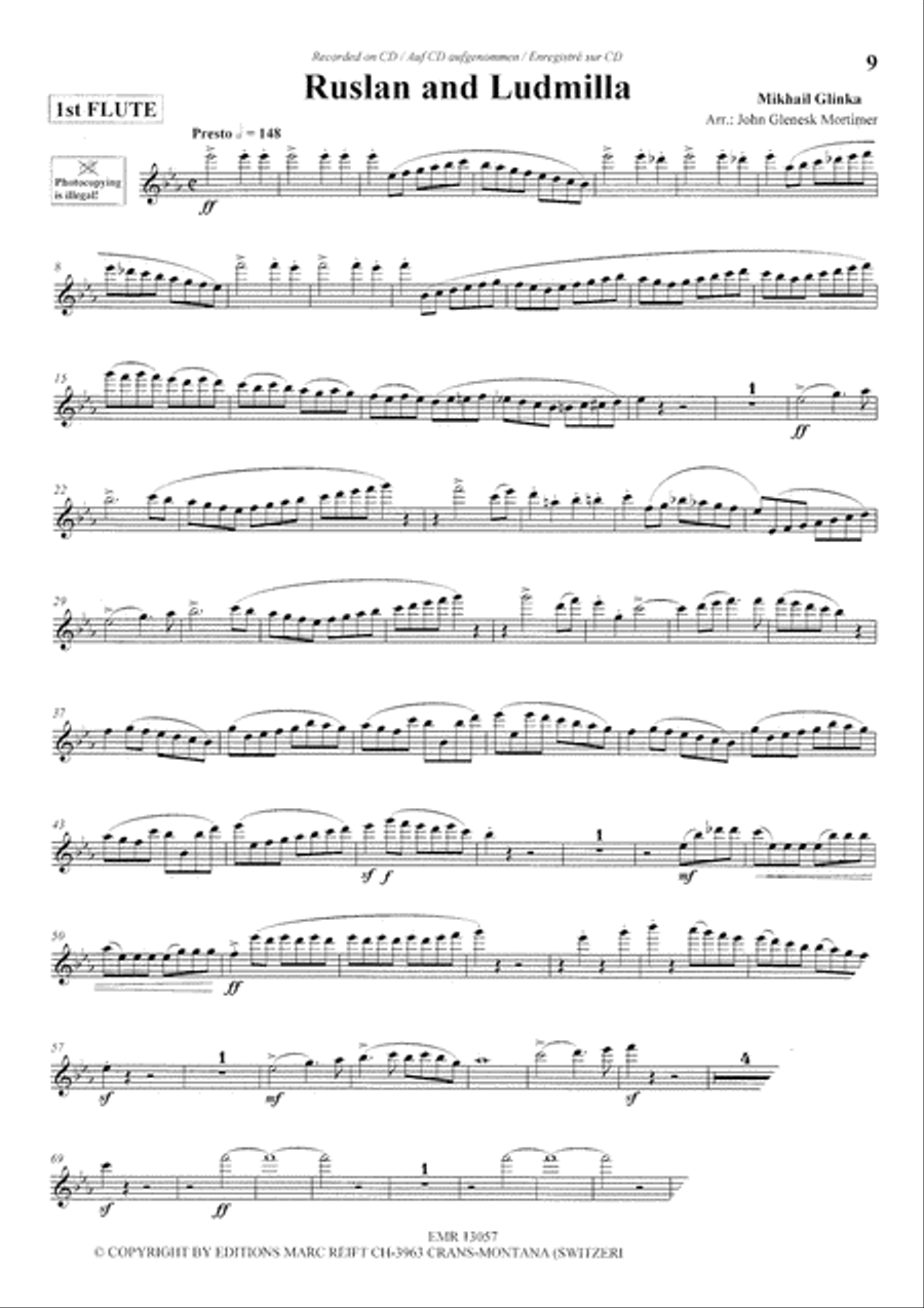 Play The 1st Flute With The Philharmonic Wind Orchestra Concert Band scores gallery preview page 6