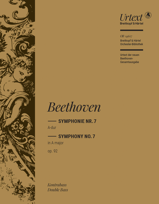 Book cover for Symphony No. 7 in A major Op. 92