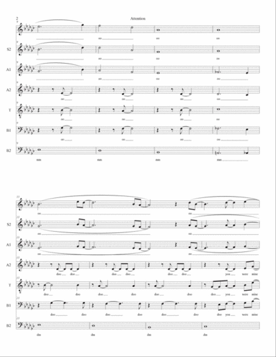 Attention Attention Divisi scores gallery preview page 2