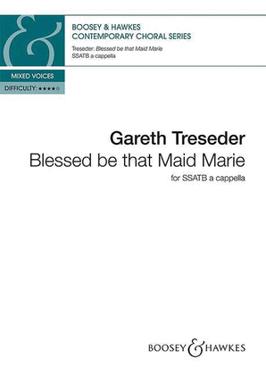 Book cover for Blessed Be That Maid Marie Ssatb A Cappella