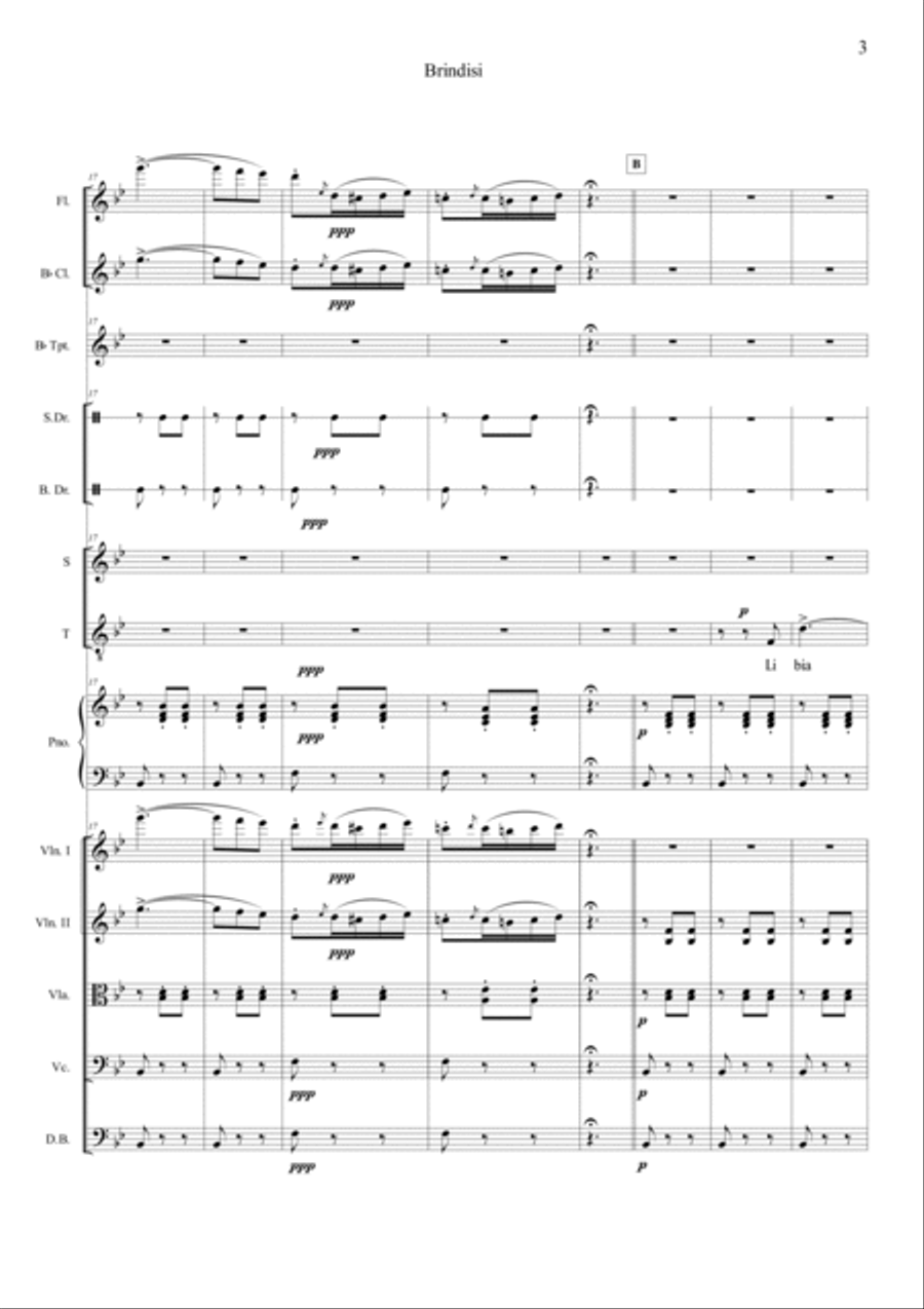 Brindisi Brindisi Orchestra scores gallery preview page 3