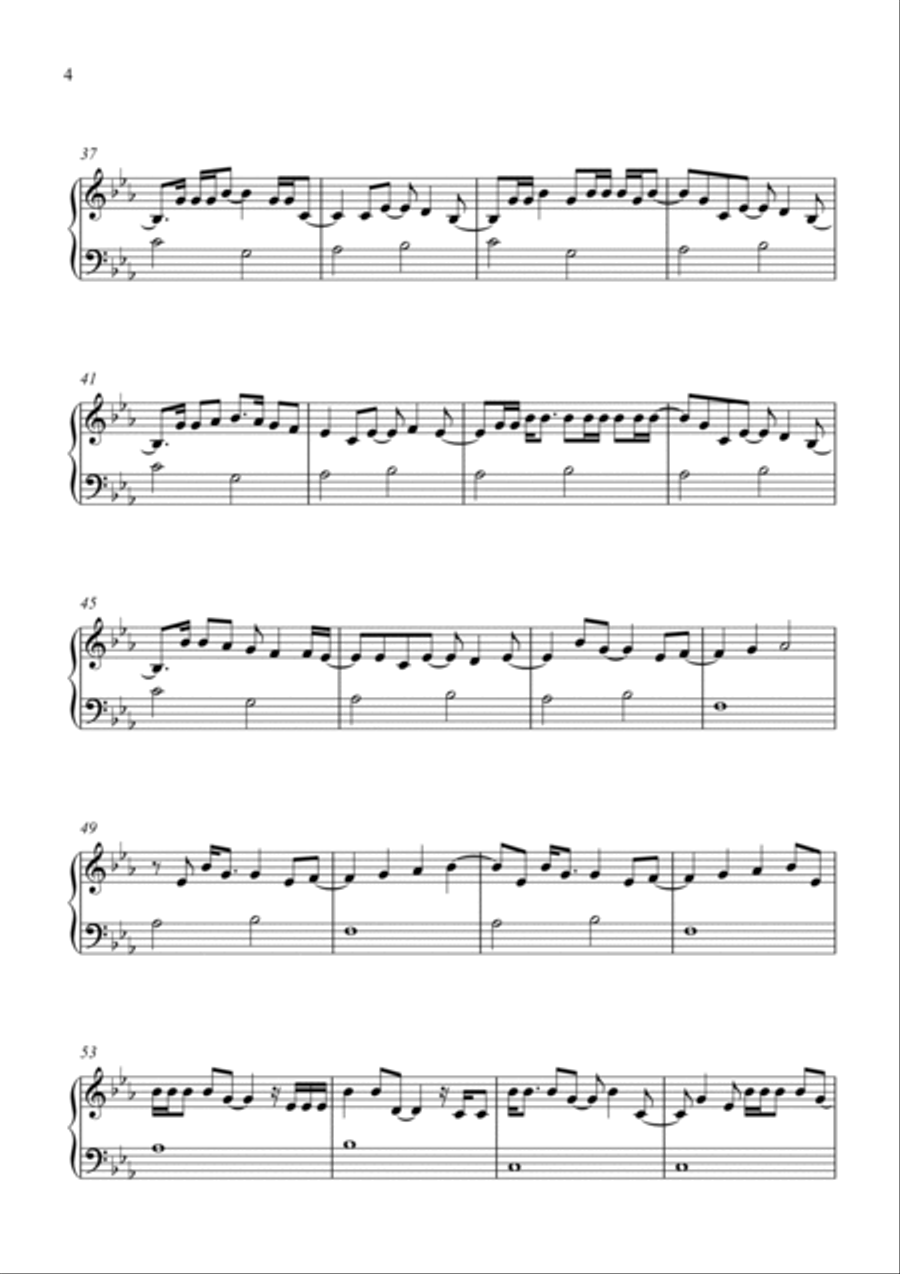 Running Up That Hill Piano Solo scores gallery preview page 4