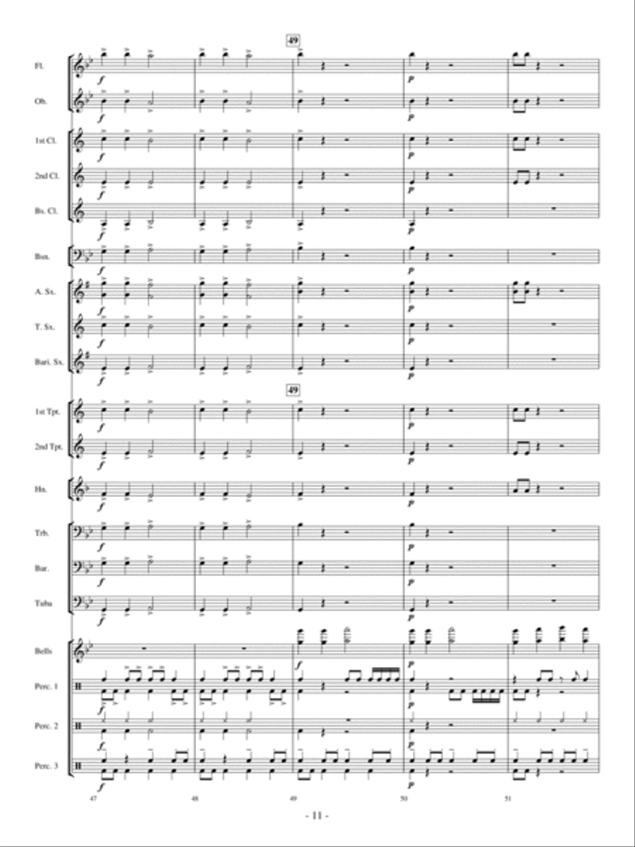 Sakura Concert Band scores gallery preview page 10