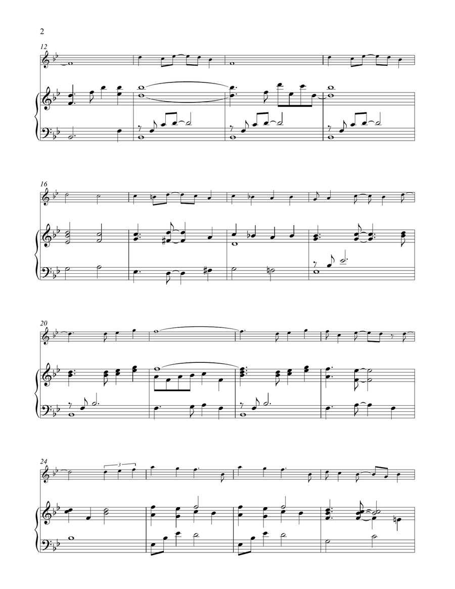 A Whole New World (from Aladdin) Flute Solo scores gallery preview page 2