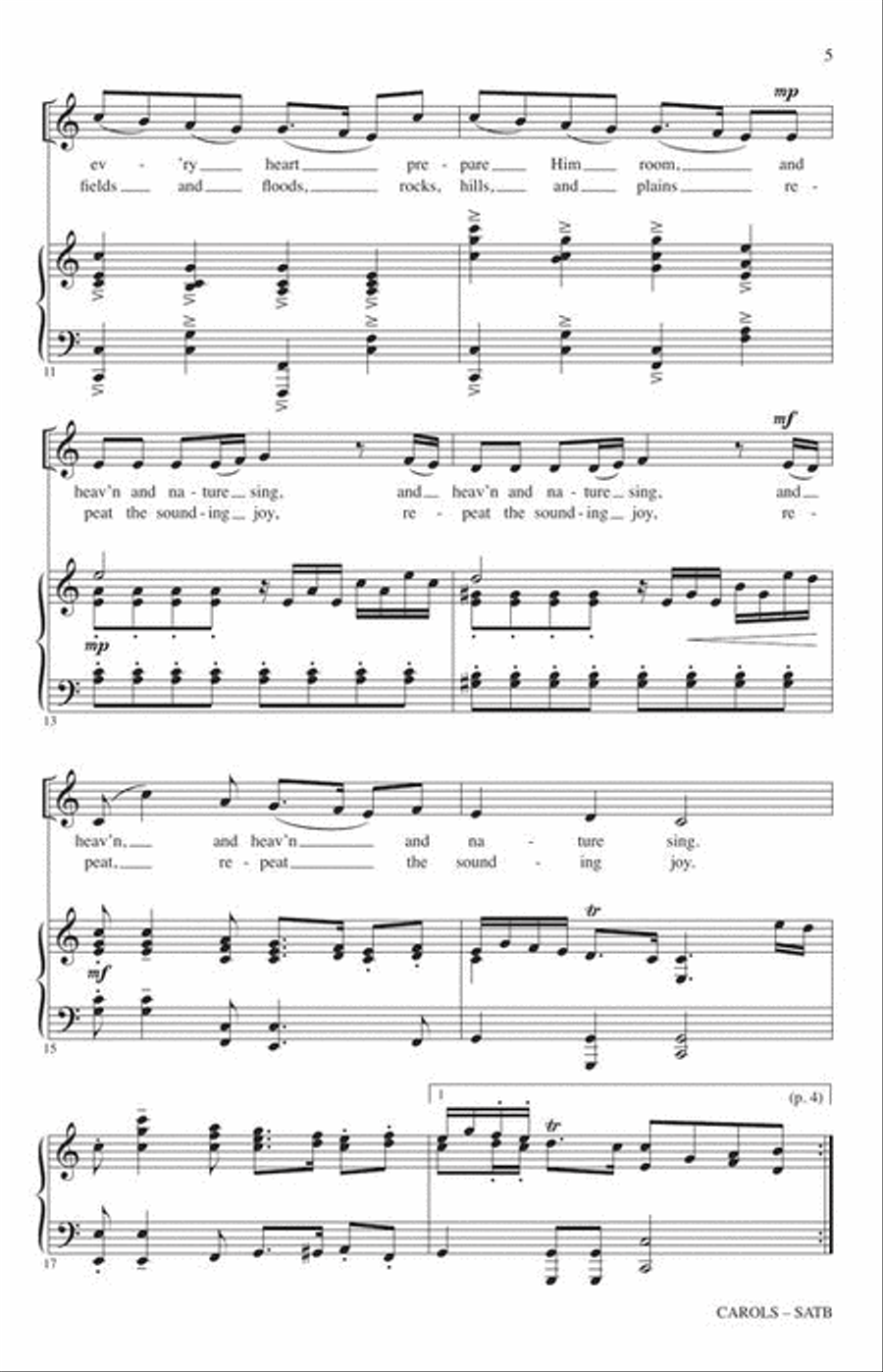 Carols Carols 4-Part scores gallery preview page 7