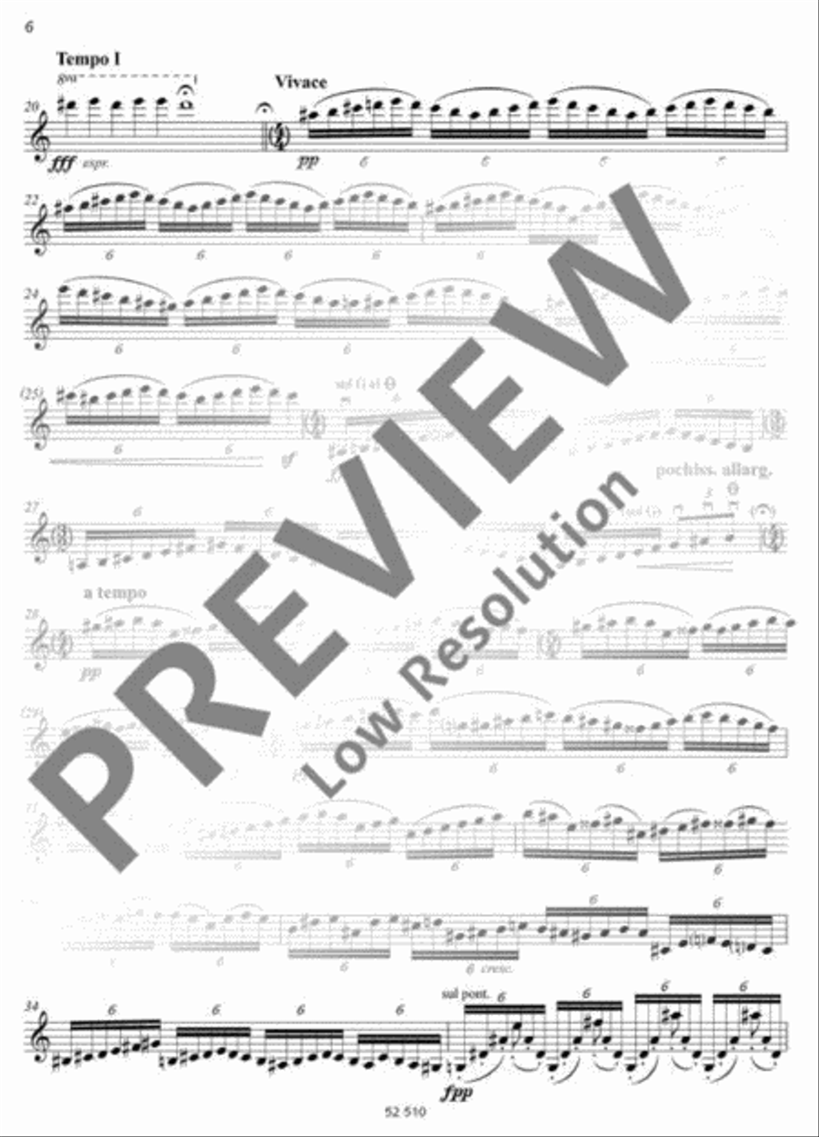 Gypsy Melody Violin Solo scores gallery preview page 7