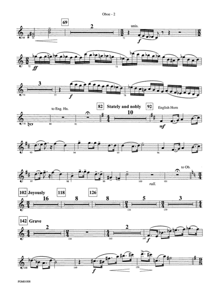 Harry Potter Symphonic Suite: Oboe
