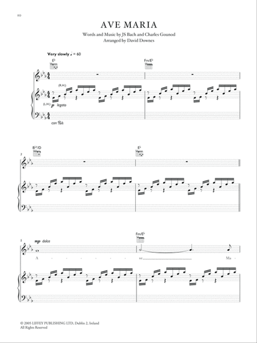 Celtic Woman Songbook Piano, Vocal, Guitar scores gallery preview page 3