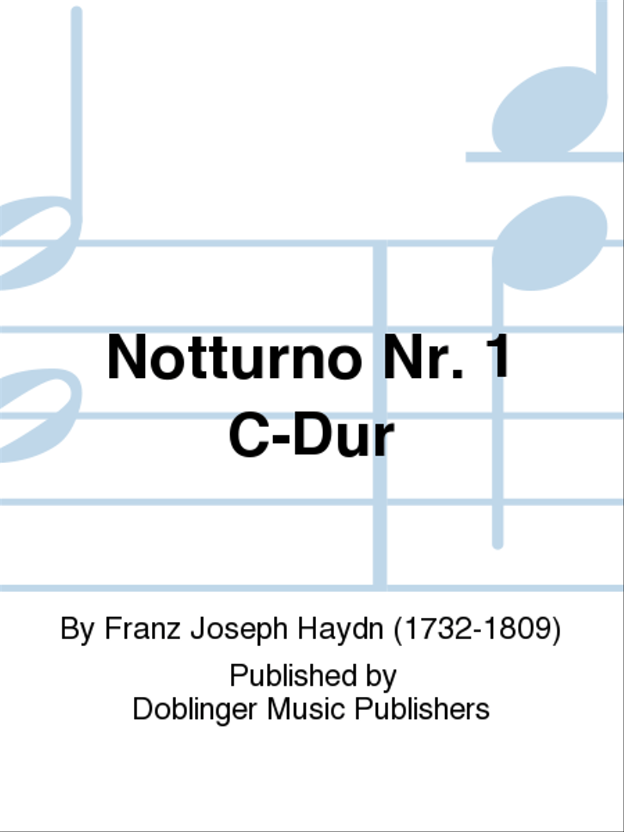 Notturno Nr. 1 C-Dur Notturno Nr. 1 C-Dur Flute scores gallery preview page 1
