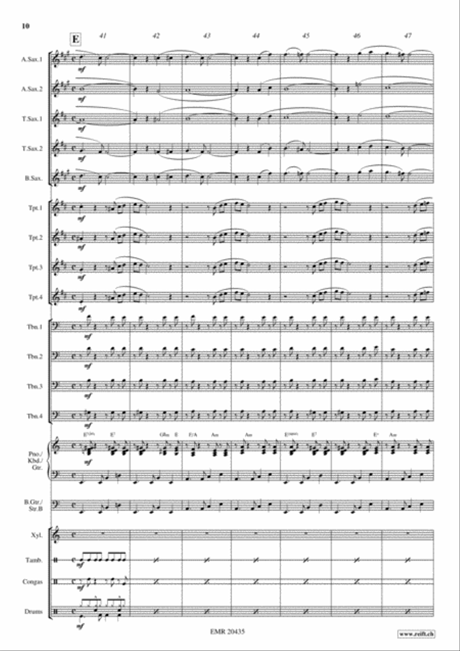 Russian Passion Russian Passion Big Band scores gallery preview page 11