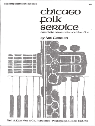 Book cover for Chicago Folk Service - Accompaniment