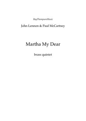 Book cover for Martha My Dear