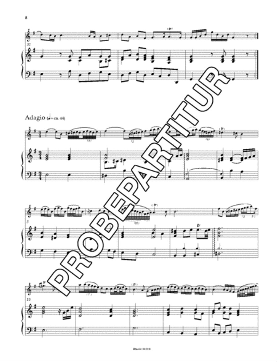 Sonata G major Soprano Recorder scores gallery preview page 9
