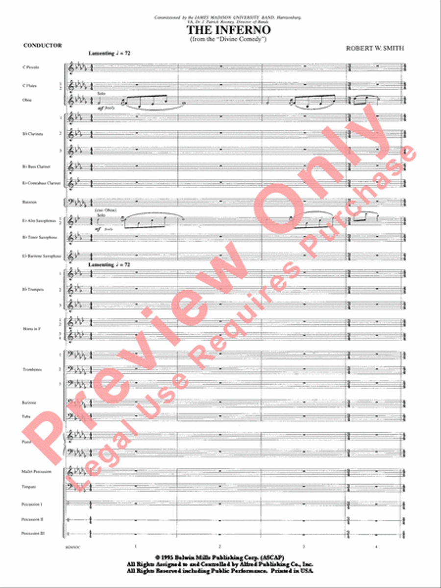 The Inferno The Inferno Concert Band scores gallery preview page 4