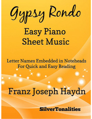 Book cover for Gypsy Rondo Easy Piano Sheet Music