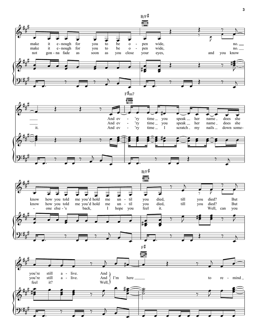 You Oughta Know Acoustic Guitar scores gallery preview page 3