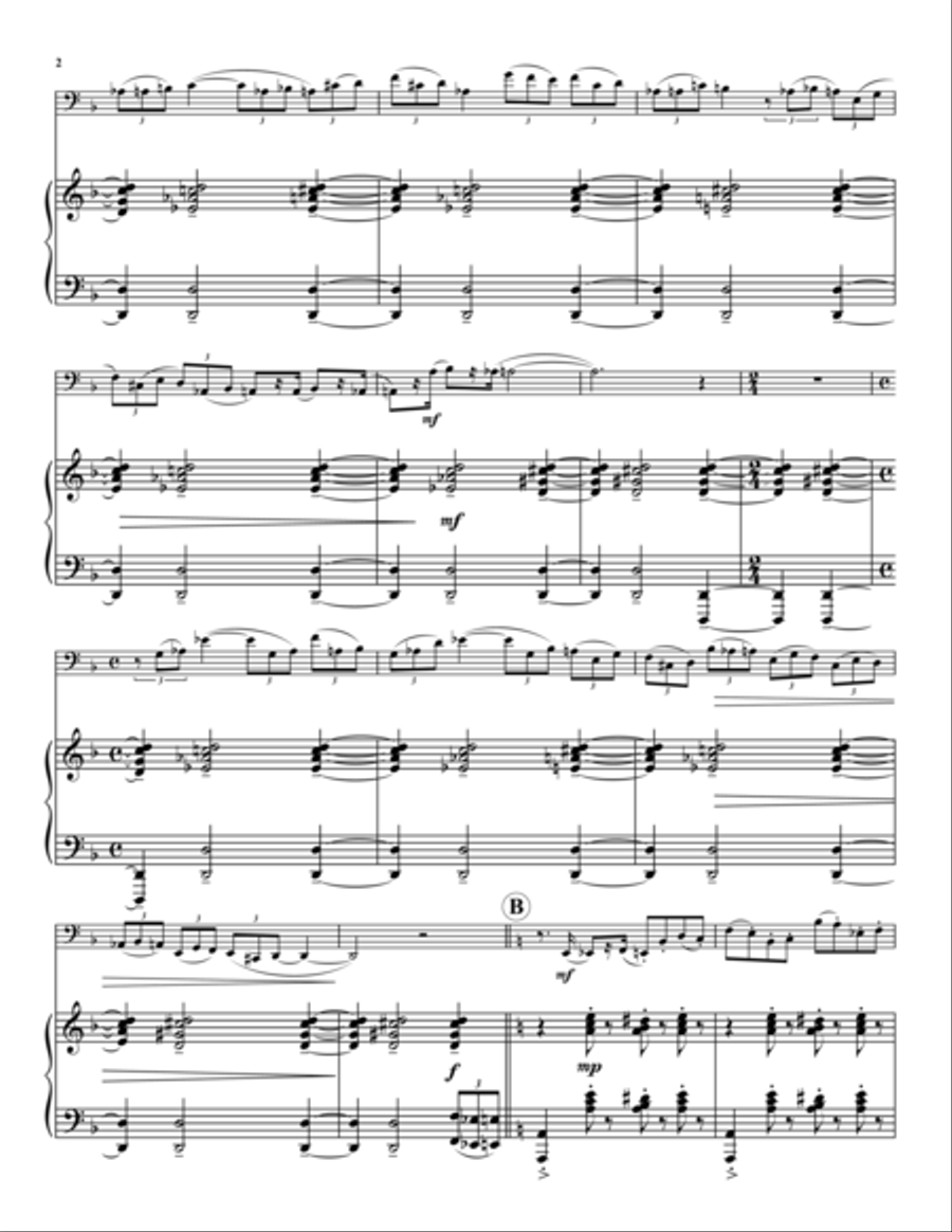 Contrabassoon Sonata Bassoon Solo scores gallery preview page 2