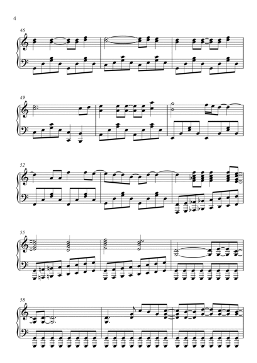 Words Don't Come Easy Piano Solo scores gallery preview page 4