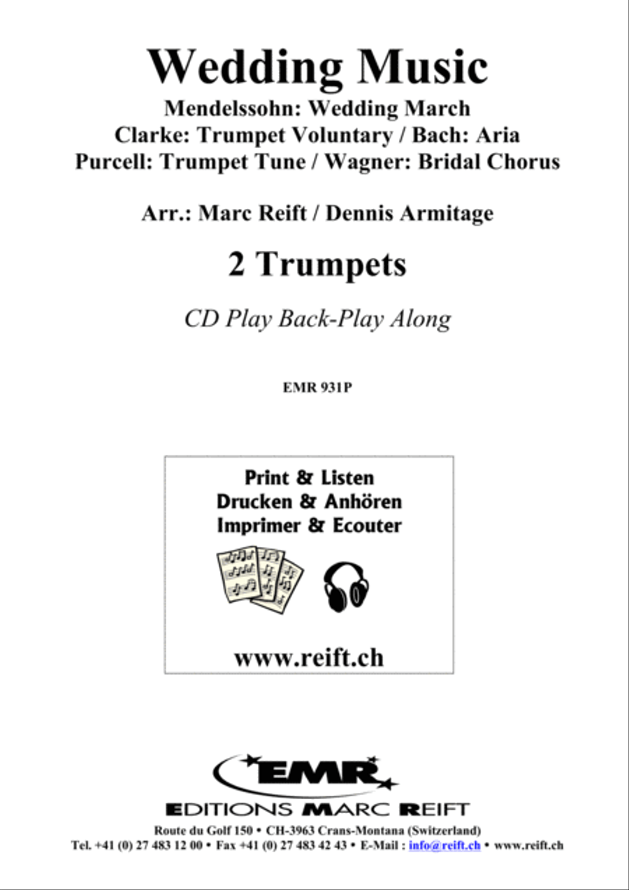 Wedding Music Wedding Music Trumpet Duet scores gallery preview page 2