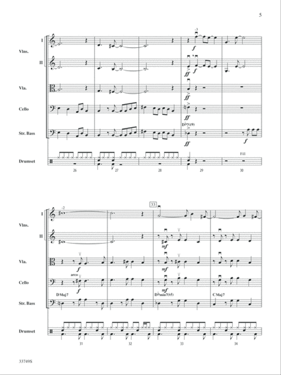 Molecules and Stars: Score String Orchestra scores gallery preview page 5