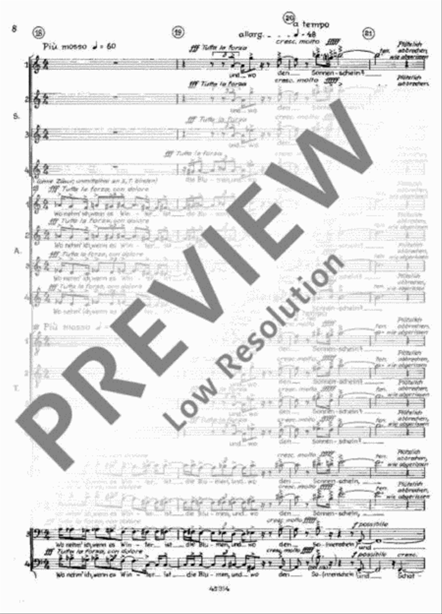 Drei Phantasien 4-Part scores gallery preview page 9