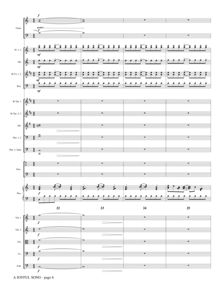 A Joyful Song - Full Score
