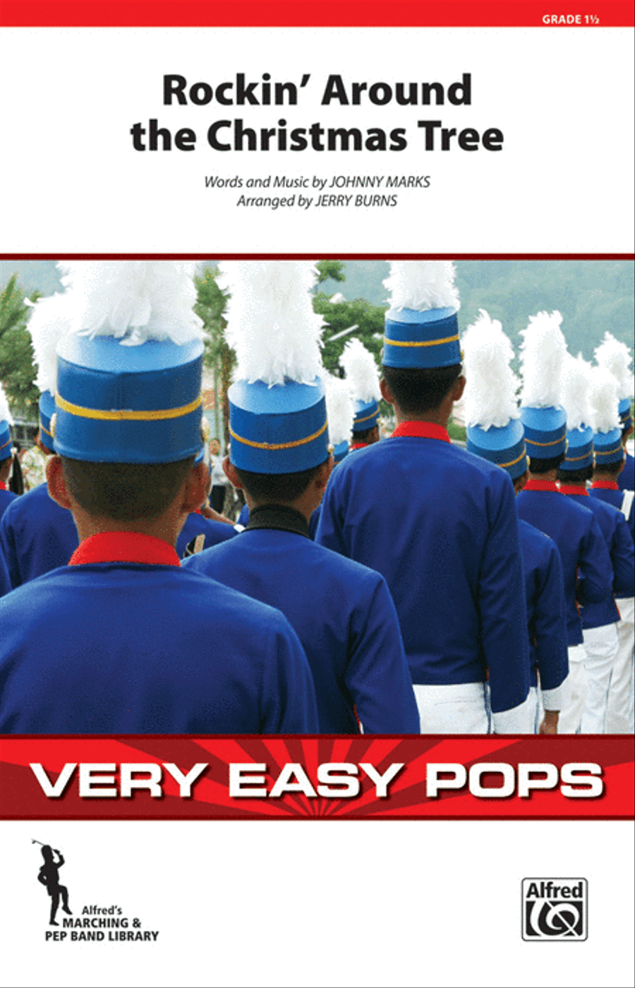 Rockin' Around the Christmas Tree Marching Band scores gallery preview page 1